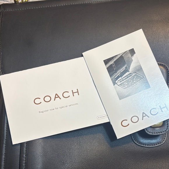 Coach Beekman Briefcase Black Leather, NWOT - Picture 7 of 16